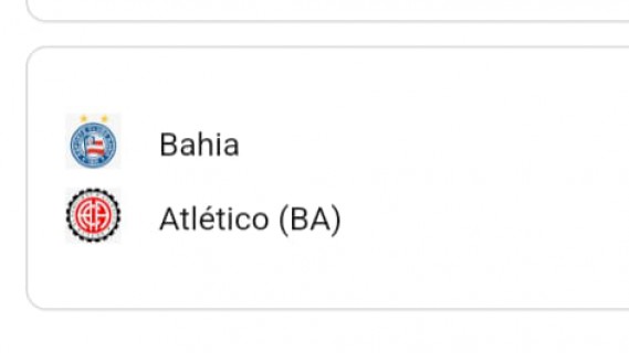 BAHIA × ATLÉTICO (BA)